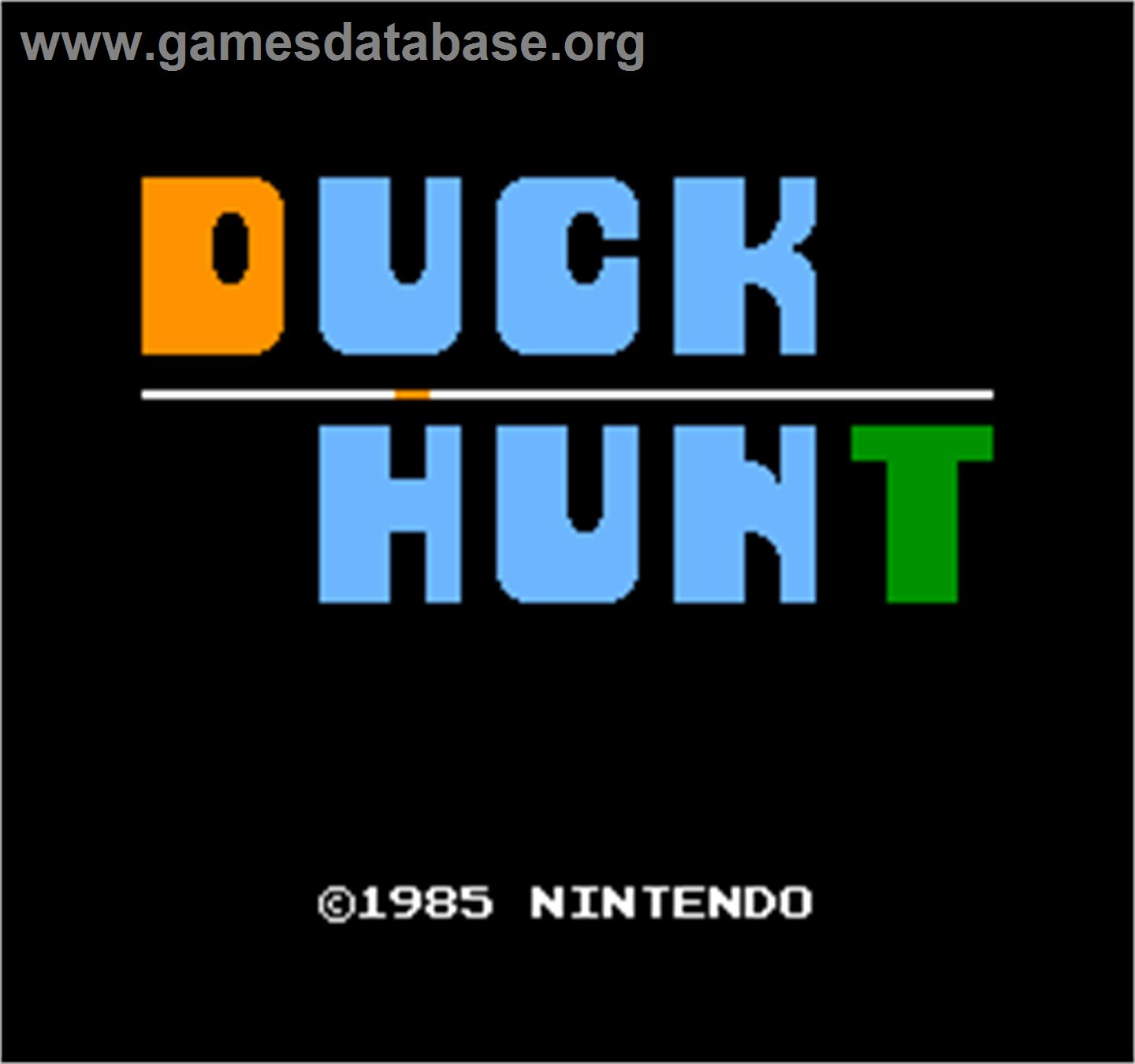 Vs. Duck Hunt - Arcade - Artwork - Title Screen