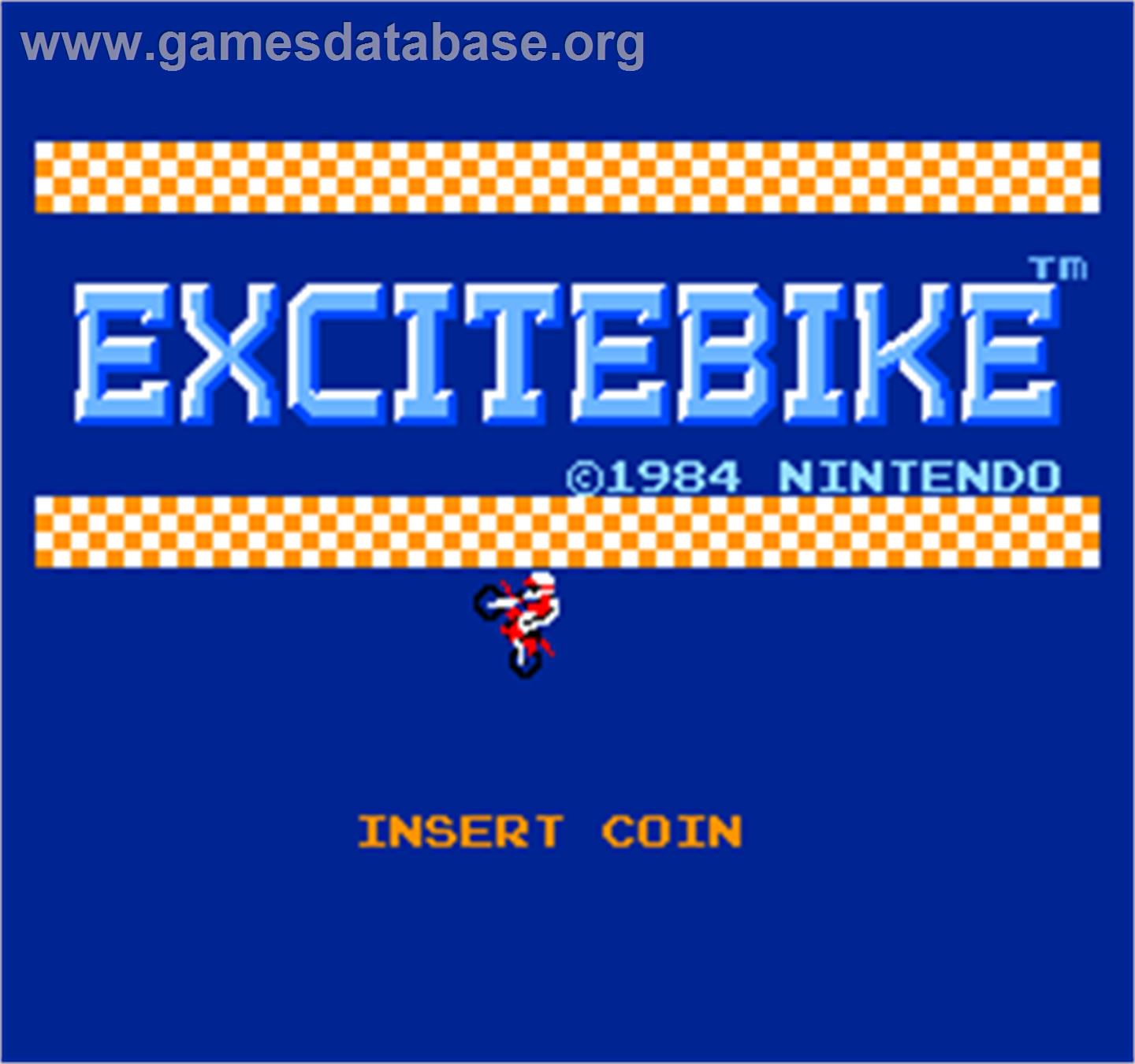 Vs. Excitebike - Arcade - Artwork - Title Screen