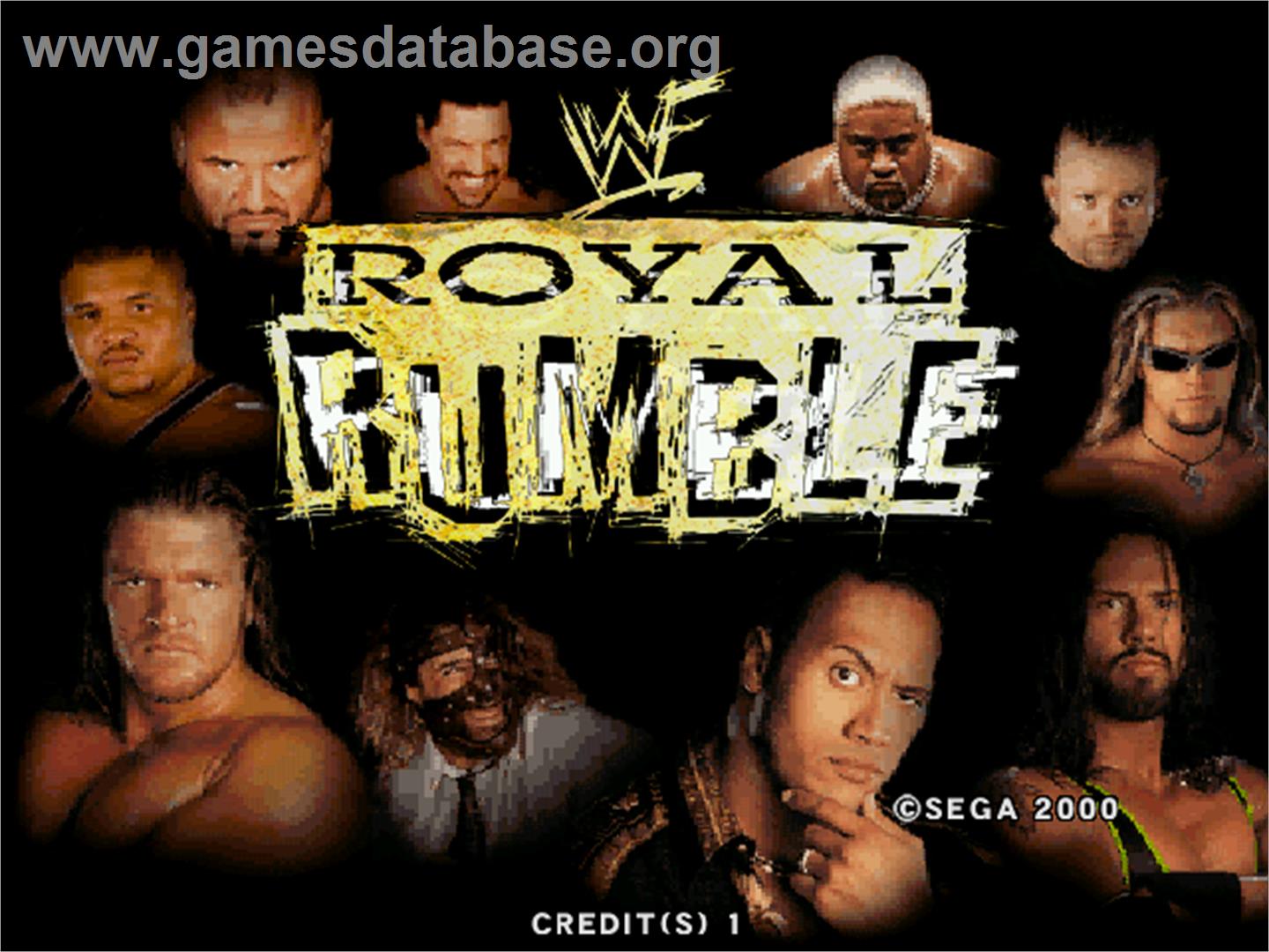 WWF Royal Rumble - Arcade - Artwork - Title Screen