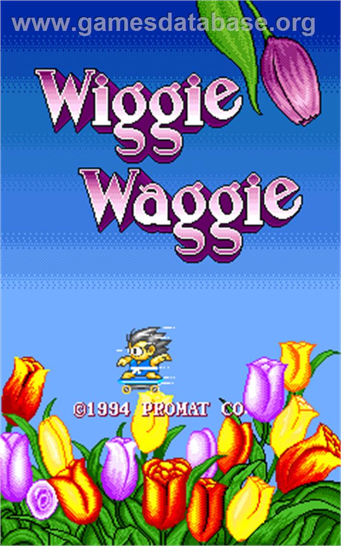 Wiggie Waggie - Arcade - Artwork - Title Screen