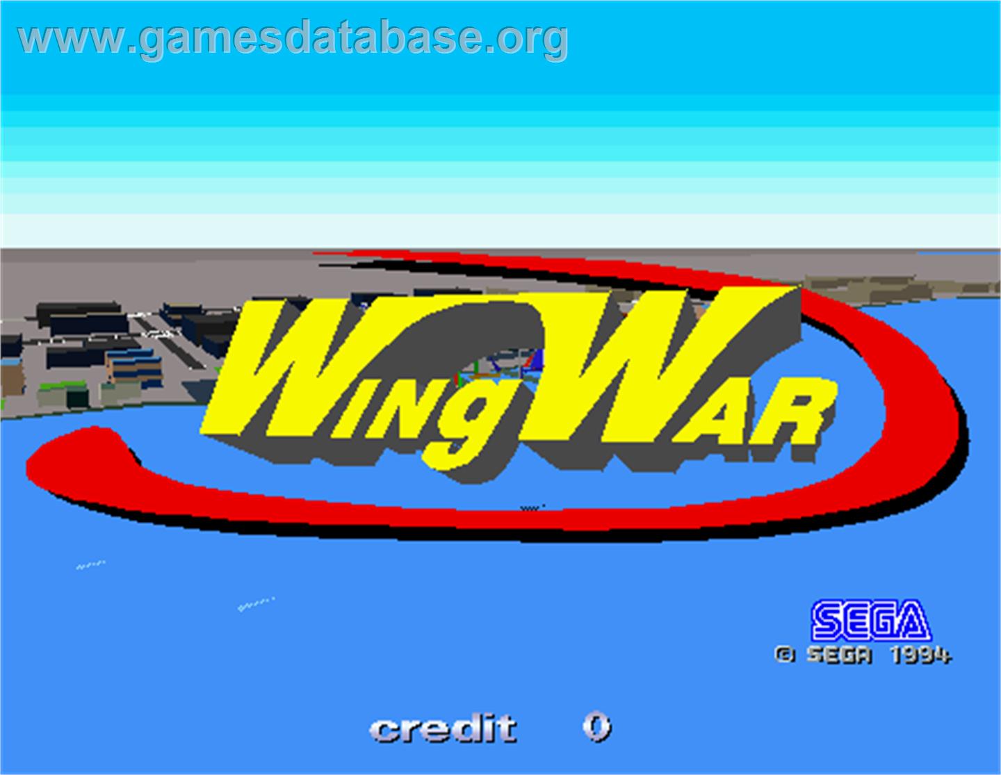 Wing War - Arcade - Artwork - Title Screen