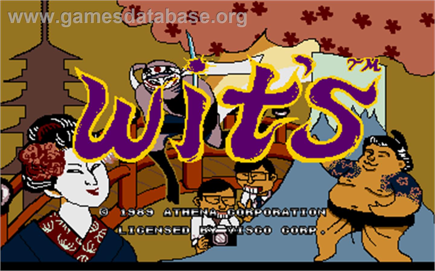 Wit's - Arcade - Artwork - Title Screen