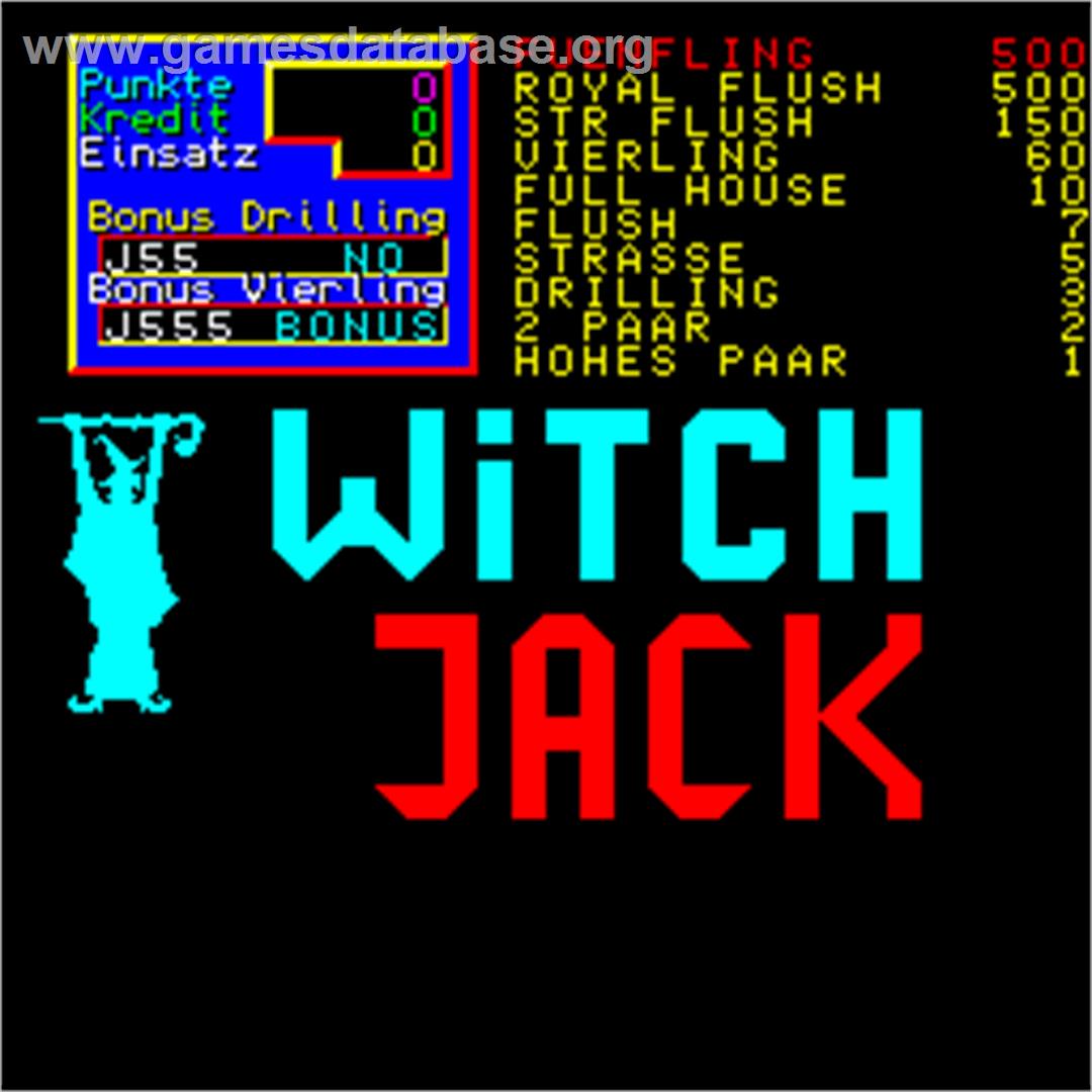 Witch Jack - Arcade - Artwork - Title Screen