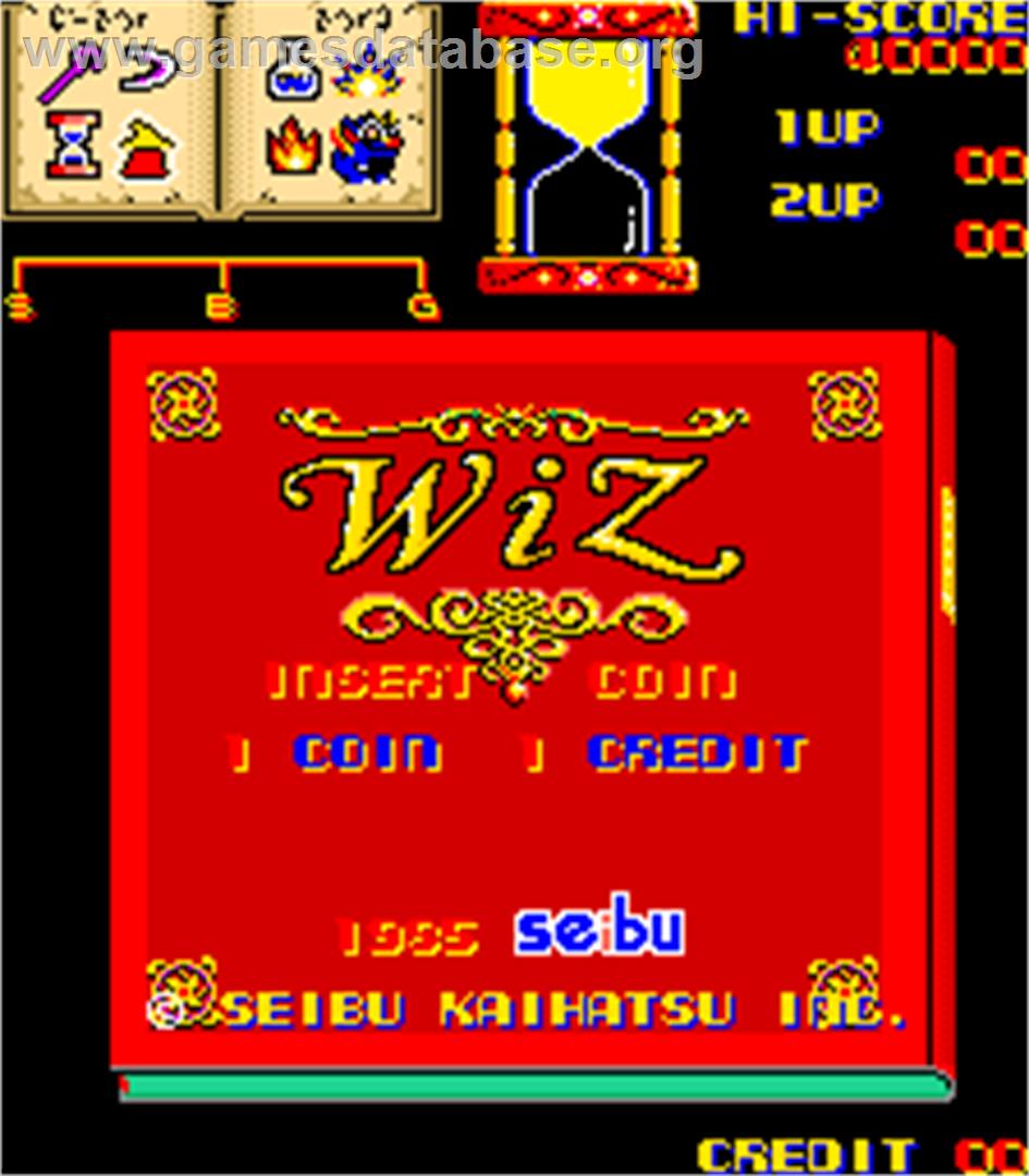 Wiz - Arcade - Artwork - Title Screen