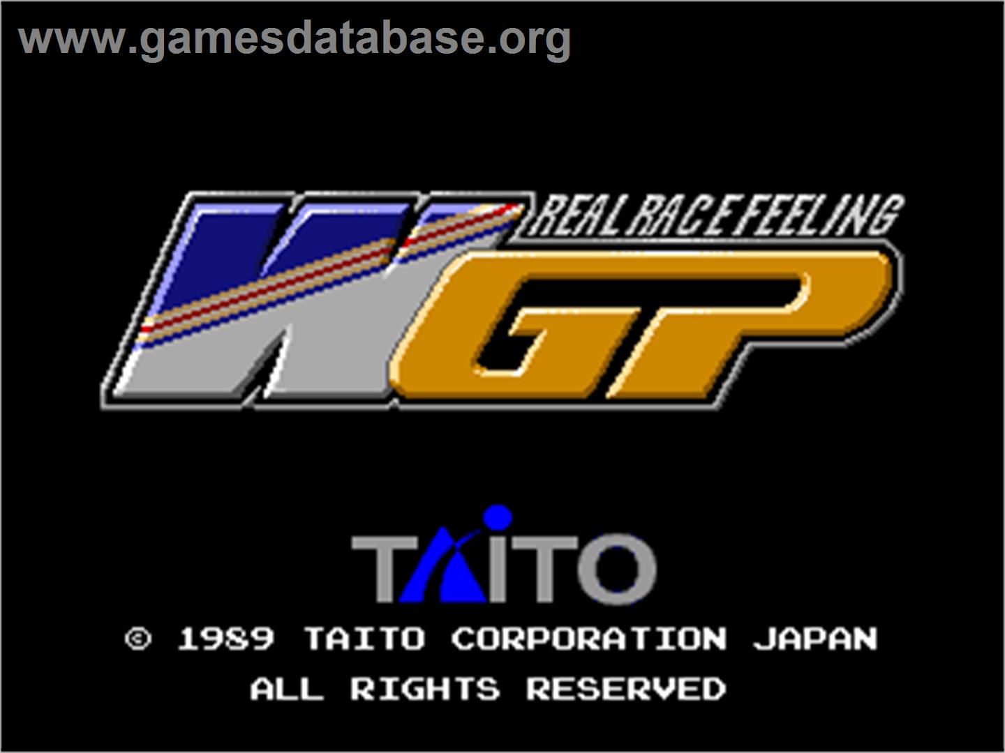 World Grand Prix - Arcade - Artwork - Title Screen
