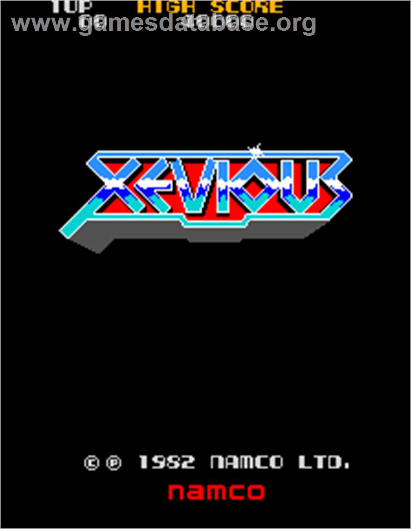 Xevious - Arcade - Artwork - Title Screen