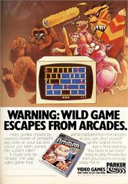 Advert for Amidar on the Atari 2600.
