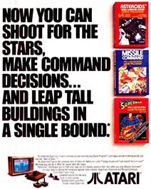 Advert for Asteroids on the Coleco Vision.