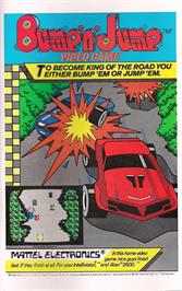 Advert for Bump 'n' Jump on the Atari 2600.