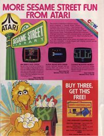 Advert for Cookie Monster Munch on the Atari 2600.
