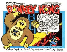 Advert for Donkey Kong on the Atari 5200.