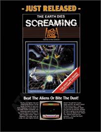 Advert for Earth Dies Screaming, The on the Atari 2600.