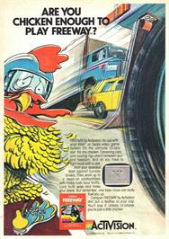 Advert for Freeway on the Sinclair ZX Spectrum.