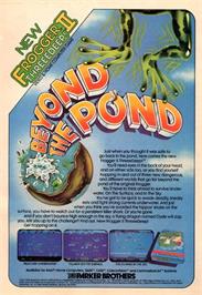 Advert for Frogger 2 - Threeedeep! on the Atari 5200.