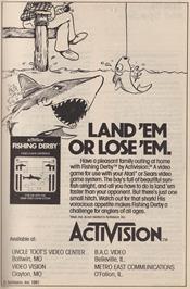 Advert for Go Fish on the Atari 2600.
