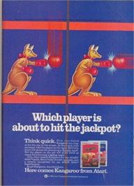 Advert for Kangaroo on the Sinclair ZX Spectrum.