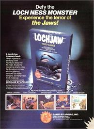 Advert for Lochjaw on the Atari 2600.