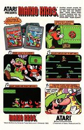 Advert for Mario Bros. on the Nintendo Wii U.