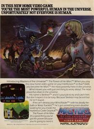 Advert for Masters Of The Universe - The Power Of He-man on the Mattel Intellivision.