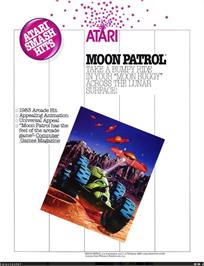 Advert for Moon Patrol on the Sinclair ZX Spectrum.