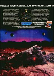 Advert for Moonsweeper on the MSX.