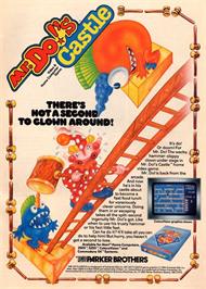 Advert for Mr. Do!'s Castle on the Atari 5200.