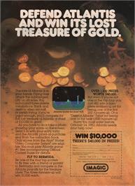 Advert for Ocean City Defender on the Atari 2600.