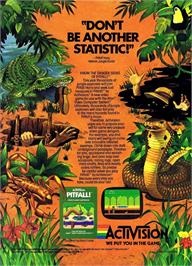 Advert for Pitfall! on the Coleco Vision.