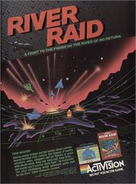 Advert for River Raid on the Atari 5200.
