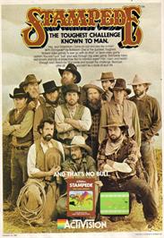 Advert for Stampede on the Mattel Intellivision.