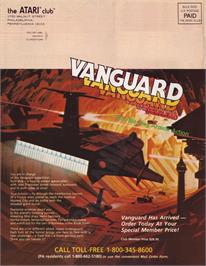 Advert for vanguard on the Coleco Vision.