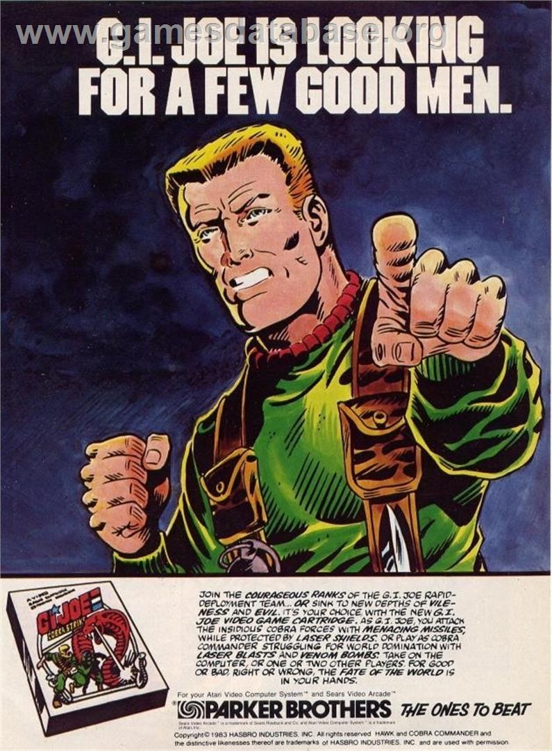 Action Force - Atari 2600 - Artwork - Advert