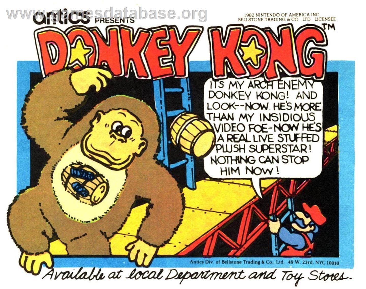 Donkey Kong - Atari 5200 - Artwork - Advert