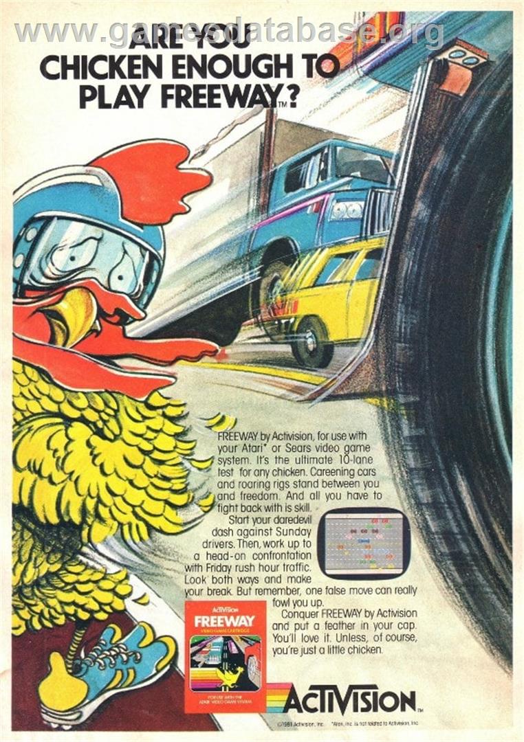 Freeway - Sinclair ZX Spectrum - Artwork - Advert