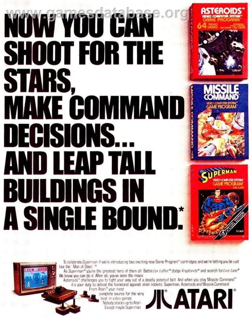 Missile Command - Arcade - Artwork - Advert