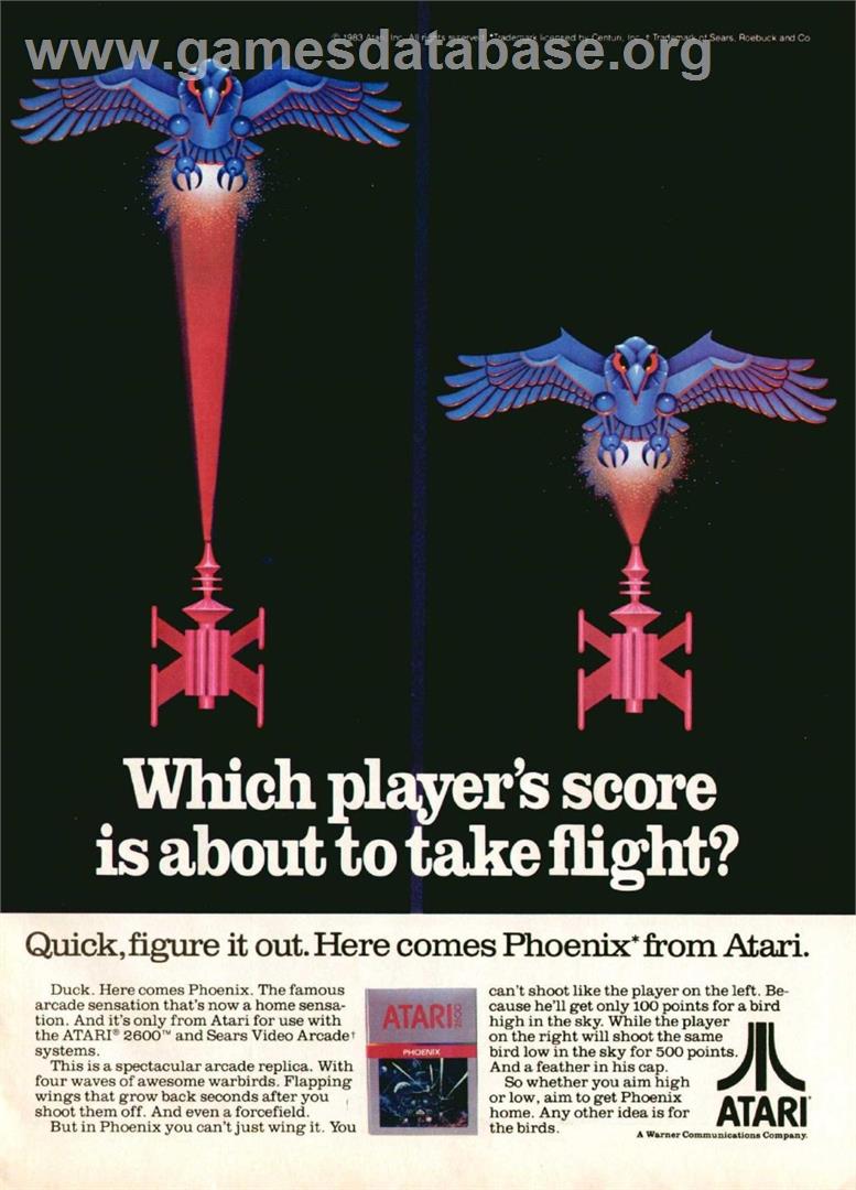 Phoenix - Sinclair ZX Spectrum - Artwork - Advert