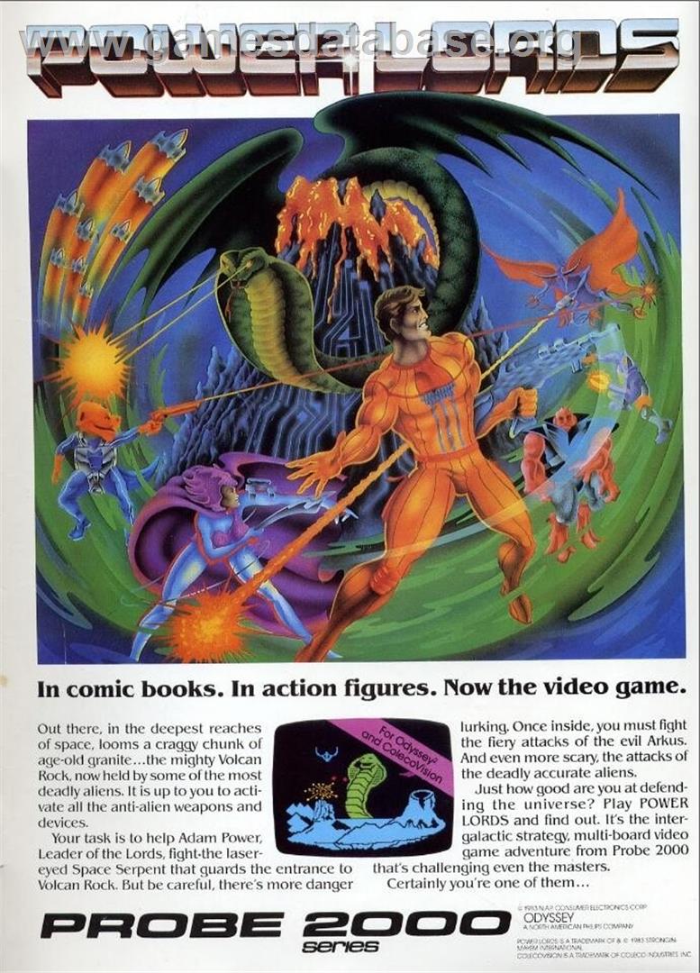 Power Lords - Atari 2600 - Artwork - Advert