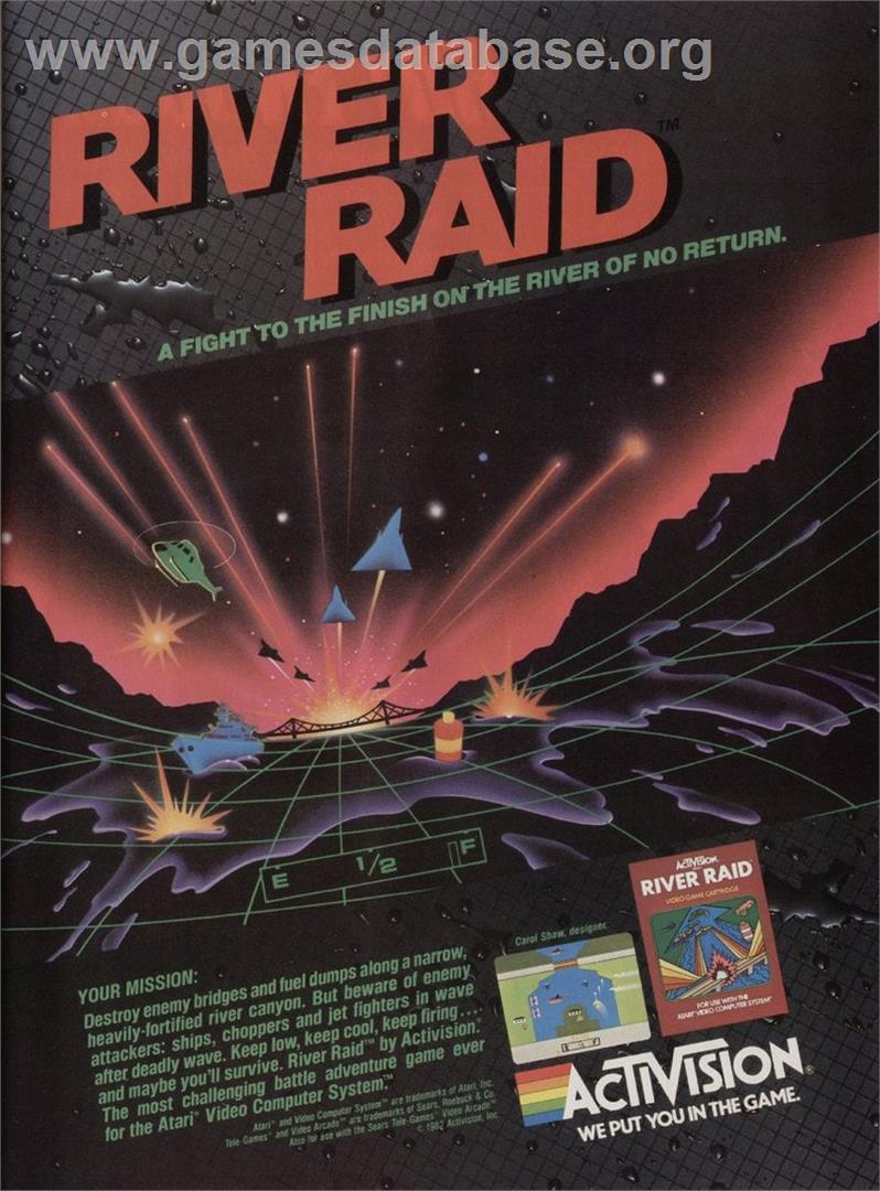 River Raid - Microsoft DOS - Artwork - Advert