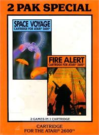 Box cover for 2 Pak Special - Space Voyage - Fire Alert on the Atari 2600.