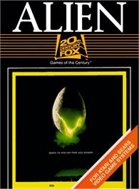 Box cover for Alien on the Atari 2600.