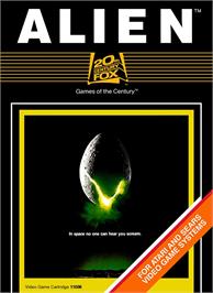 Box cover for Alien on the Atari 2600.
