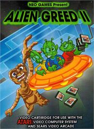 Box cover for Alien Greed 2 on the Atari 2600.