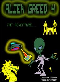 Box cover for Alien Greed 4 - Adventure on the Atari 2600.