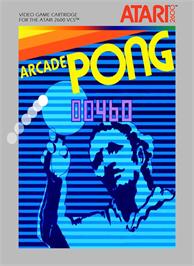 Box cover for Arcade Pong on the Atari 2600.