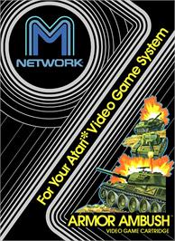 Box cover for Armor Ambush on the Atari 2600.