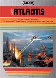 Box cover for Atlantis on the Atari 2600.