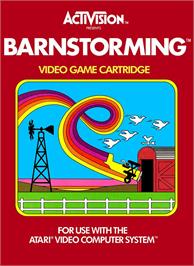 Box cover for Barnstorming on the Atari 2600.
