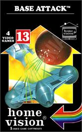 Box cover for Base Attack on the Atari 2600.