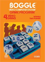 Box cover for Boggle on the Atari 2600.