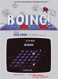 Box cover for Boing! on the Atari 2600.